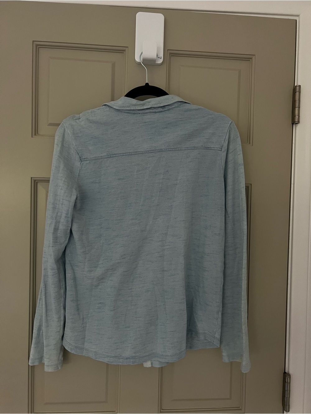 Splendid Button Up Linen-like! - Picture 3 of 3